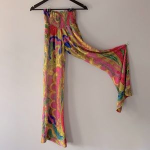 Show Me Your MuMu NWOT sheer palazzo pants size M